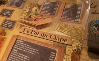 Le Pot du Clape menu