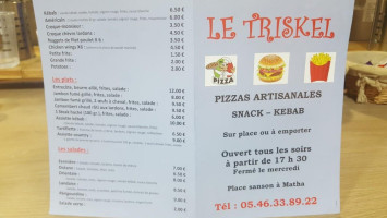 Sarl Le National Sarl menu