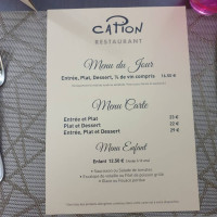 Restaurant Capion menu