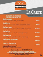 Brasserie La Sangueze menu