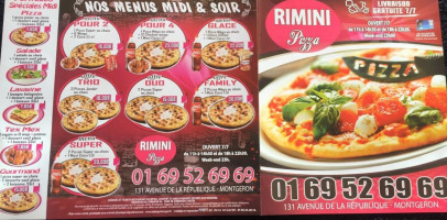 Pizzas Rimini food