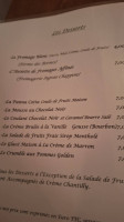 La Syllabe menu
