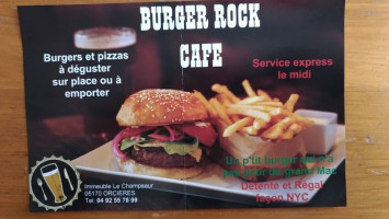 Burger Rock Cafe food