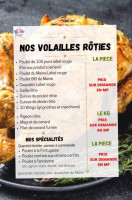 Roule Ma Poule menu