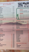Luxe menu