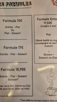 L'aquarelle Café menu