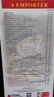 Francois Scarinqella menu