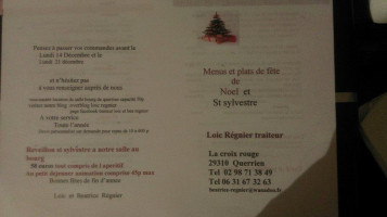 Traiteur Loic Et Bea Regnier menu