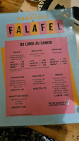Le Parallèle Falafel menu