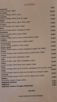 Pizzeria Lorenzzano menu