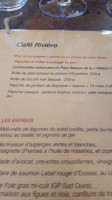 Le Café Rivière food