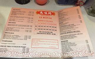 Asiatique Buffet à Volonté Le Royal food