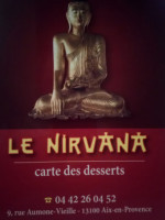 Le Nirvana menu