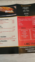 Lmc' Frites menu