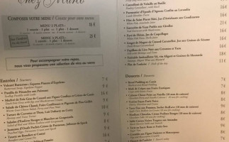 Chez Marco menu