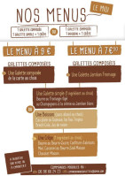 Le Marchand De Galettes menu