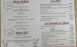 Chez Lauret menu