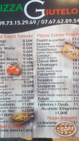 Pizza Giutelo menu