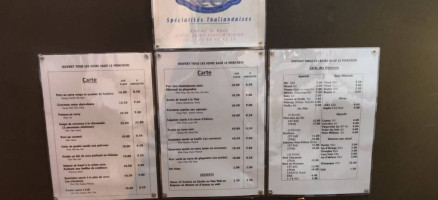 Bangkok Noi menu