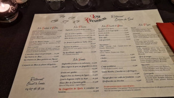 Lou Recantou menu