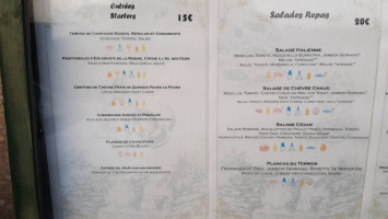 La Cantine menu