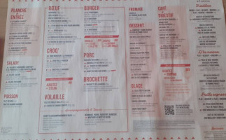 Courtepaille Saint Doulchard menu
