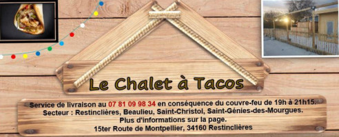 Le Chalet à Tacos food