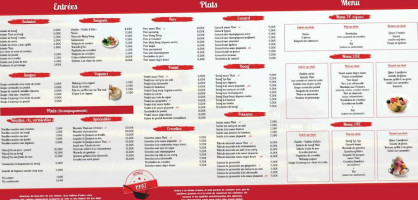 The Valleys Of Asia menu