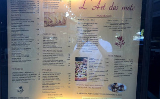 L Art Des Mets menu