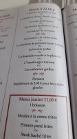 Le Saint Charles menu