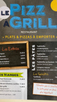 Le Pizz A Grill menu