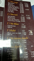 Chez Bougaci menu