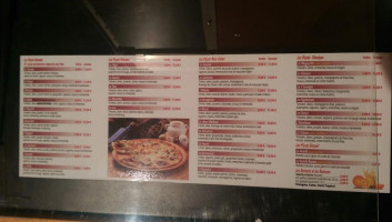 Le Nomade Pizza menu
