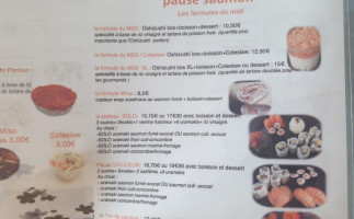 Pause Saumon menu