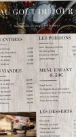 Sarl Au Gout Du Jour Plus menu
