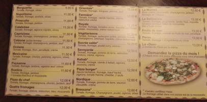 La Tour De Pizz' 21 menu