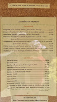 Crêperie De Bréca Denis Et Valérie menu
