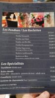 La Marmotte menu