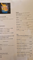 Bistrot 915 menu
