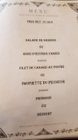 Restaurant Du Commerce menu