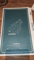 La Louviere menu