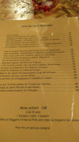 Bistrot Sidoine menu