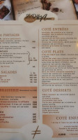 La Brasserie Du Village menu