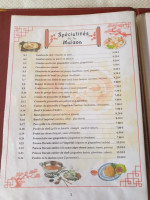 La Grande Muraille New China Town menu