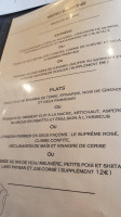 Aux Trois Faisans menu
