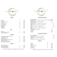Le Phare Cafe menu