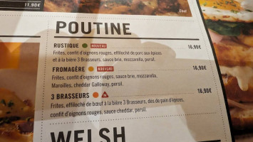 3 Brasseurs Tourville-la-rivière menu