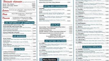 La Strada menu