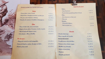 L'Écarlate menu