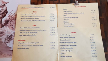 L'Écarlate menu